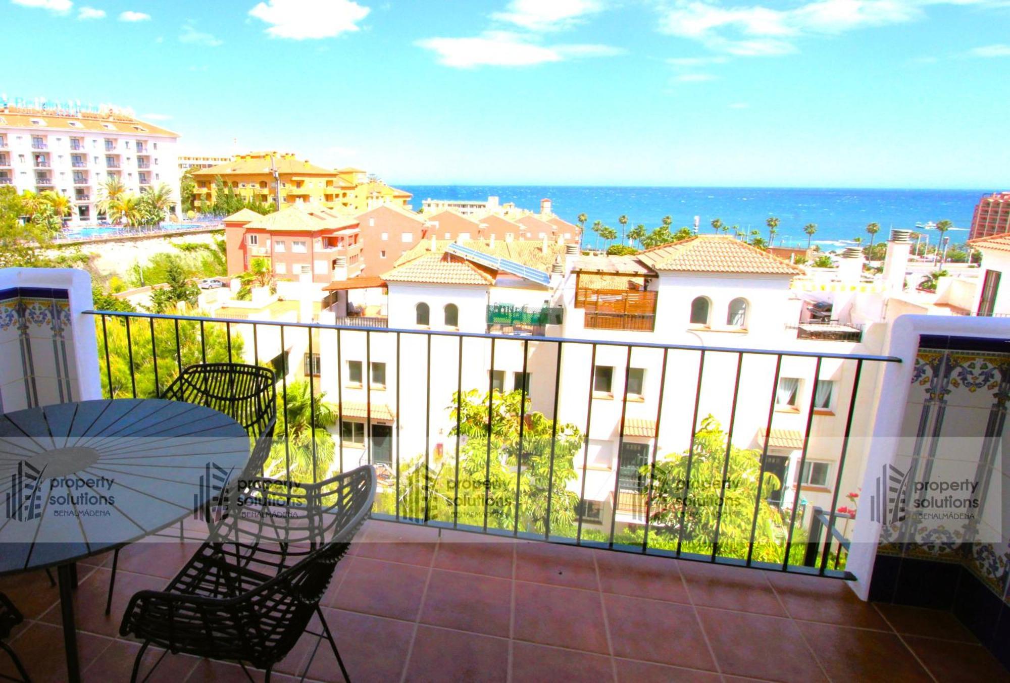 Lomas De Mena, 21 - Atico Con Vistas Al Mar - Piscina Y Barbacoa - Parking Gratis - Excelente Conexion Wifi Apartment Benalmadena Luaran gambar